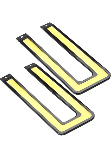 2 Adet Beyaz Cob Drl LED Gündüz Farı Evrensel Araba Sürüş Sis Lambası Arabalar Için Araba Aksesuarları (Yurt Dışından) modelleri