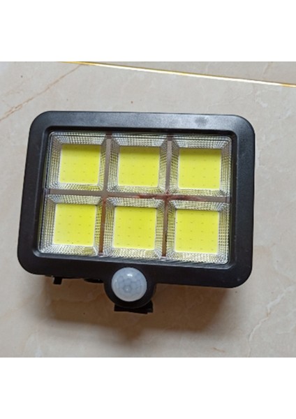 120LED Cob 3 Mod Güneş Enerjili Hareket Sensörü Duvar Lambası Uzaktan Kumanda Açık Su Geçirmez Bahçe Avlu Sundurma Driveway Lambası (Yurt Dışından)