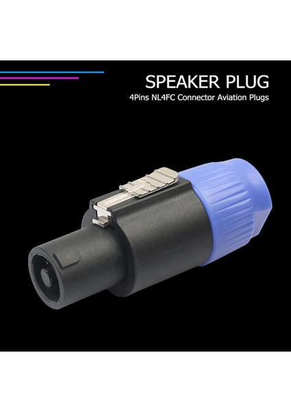 20 Adet 4 Kutuplu 4pin NL4FC Konektörü Ohm Fiş Hoparlör Ses Kablosu Fiş Adaptörü 4 Pin Speakon Dişi Jack Aksesuarları Mavi (Yurt Dışından) fiyatları