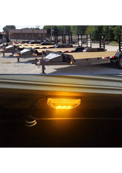 6 Adet 3.9 Inç 3 Kamyon Römork Ön Arka LED Yan Işaretleyici Gösterge Lambası Römork Tekne-Amber Için Kaya Işık (Yurt Dışından) indirimleri