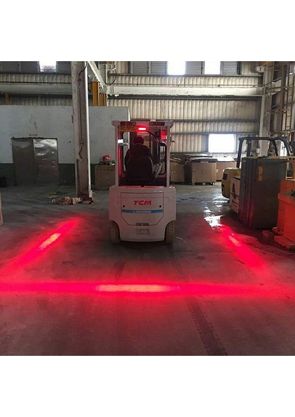 4 Inç 30W LED Forklift Araba Uyarı Lambası Güvenlik Çalışma Işığı Çubuğu Depo Tehlike Alanı Işığı (5 Adet) (Yurt Dışından)