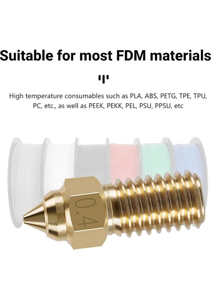 Elegoo Neptune 4 Serisi Için 10 Adet Nozullar Kiti, 3D Yazıcı Parçaları Pirinç Elegoo Neptune 4, 4 Pro Için 0.4mm Nozullar Kiti (Yurt Dışından) fiyatları