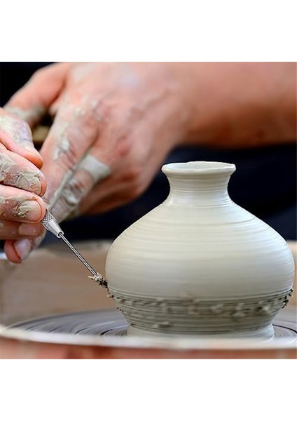 Seramik Iğne Şekilli Kil Oyma Aleti, Paslanmaz Çelik Kil Iğnesi Polimer Detay Çömlekçilik Alet Seti, Oyma, Oyma Için (Yurt Dışından)