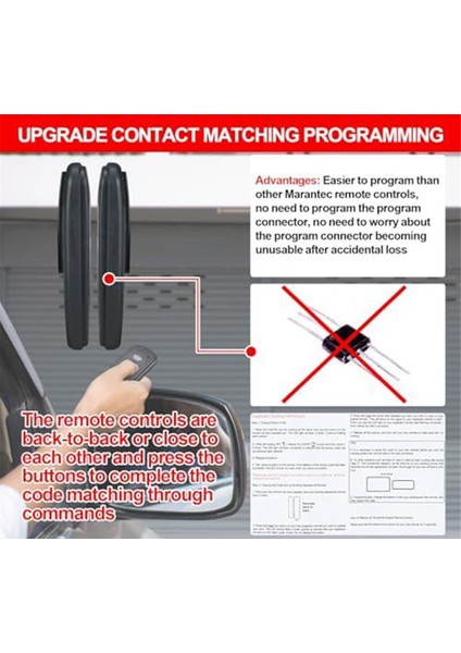 Adet 2 Düğme Garaj Kapısı Açacağı Uzaktan 315 Mhz Garaj Uzaktan Garaj Açacağı Uyumlu M3-2312, M4500E M4700E DC3700 (Yurt Dışından) modelleri