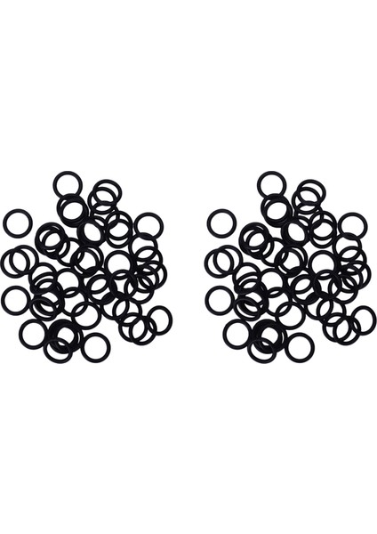 100 x Nitril Kauçuk O Ring Siyah 11 mm x 15 mm x 2 mm Yıkayıcı Sızdırmazlık Torbası Lastik Pedler (Yurt Dışından)