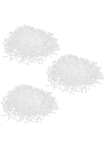 1500 Adet Laboratuvar Şeffaf Beyaz Işaret Baskılı Plastik Santrifüj Tüpü 1.5ml (Yurt Dışından)