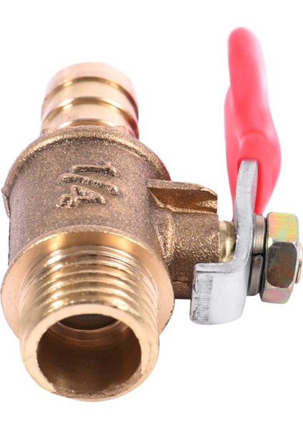 4 Adet 10MM x 1/4 Inç Pt Erkek Konu Tam Bağlantı Kolu Kolu Hortum Diken Pirinç Küresel Vana (Yurt Dışından) fiyatları