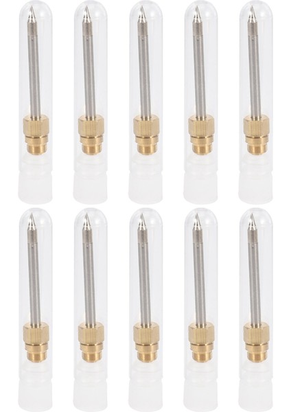 10X 510 Arayüzü Havya Ucu Mini Taşınabilir USB Havya Ucu Kaynak Rework Aksesuarları, Sivri (Yurt Dışından)