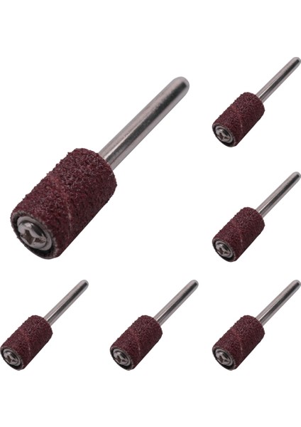 184 Adet 1/4 Inç Zımpara Bantları Tambur Kollu 60 120 240 320 Irmik + 5 Mandrel Kit Seti (Yurt Dışından)