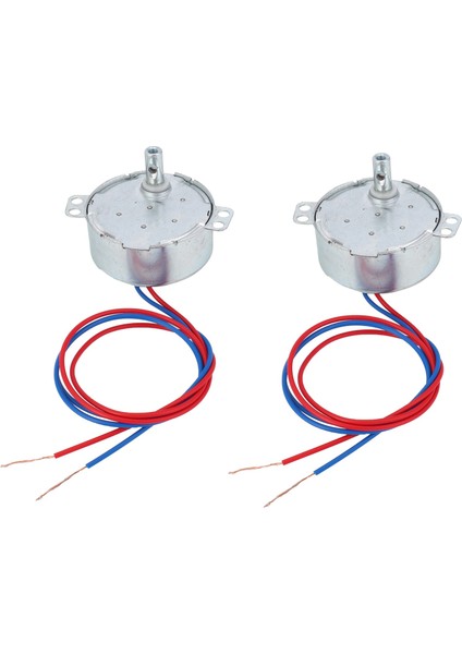 2x Ac 220V-240V 4W 3rpm Ccw/cw 20MM Kalınlık Ac Senkron Motor (Yurt Dışından)