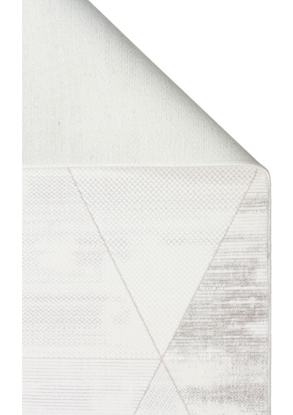 Lykıa Lky 03 Cream Grey Sade ve Modern Desenli Yumuşak Tuşeli Akrilik Makine Dokuması Halı fiyatları