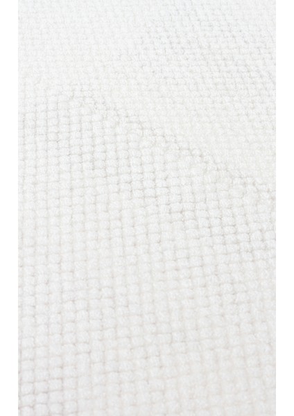 Lykıa Lky 03 Cream Grey Sade ve Modern Desenli Yumuşak Tuşeli Akrilik Makine Dokuması Halı fırsatları