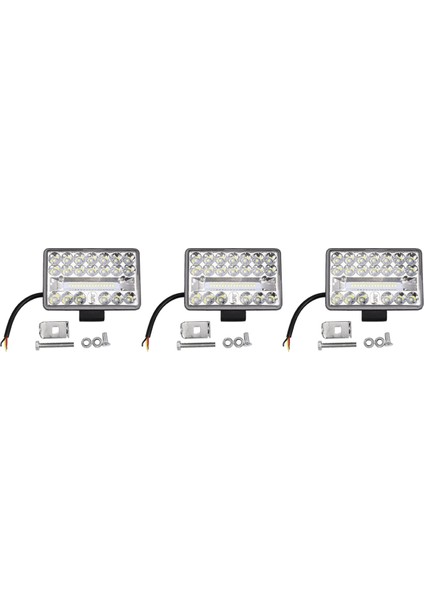 Adet 4 Inç Araba LED Çalışma Işığı 108W 36LED Bar Kare Spot 12V 24V Offroad Kamyon Offroad Atv Için (Yurt Dışından)