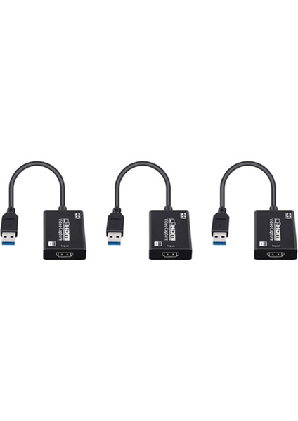 USB 3.0 Full Hd 1080P 4K Yakalama Kartına 3x Video Yakalama Kartı Canlı Yayın ve Kayıt (Yurt Dışından)