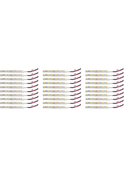 30 Adet 10 cm Su Geçirmez Sıcak Beyaz 5050 LED Şerit Işıklar Dc 12 V Karavan Tekne Araba (Yurt Dışından)