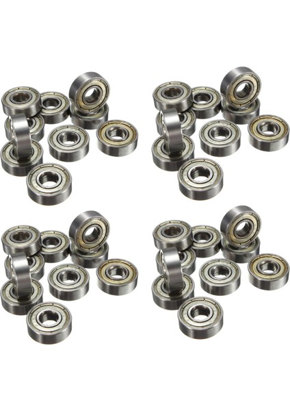 40 Adet 8 x 22 x 7mm Kaykay Scooter Rulmanlar Tekerlekler Abec-5 608ZZ (Yurt Dışından)