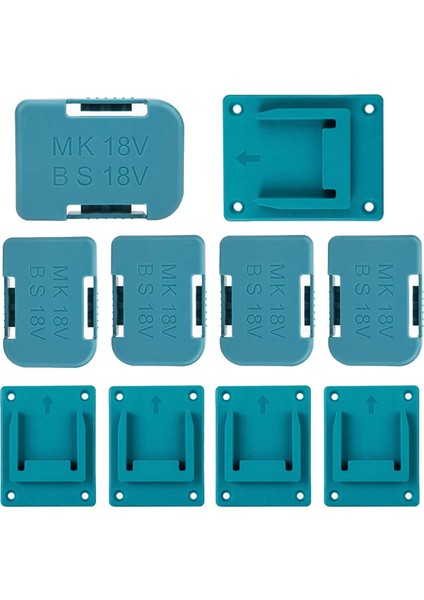 10 Adet Depolama Raf Tutucu Kılıf ve Takım Tutucu Dock Makita Bosch 18V Sabitleme Cihazları Için Montaj (Yurt Dışından)