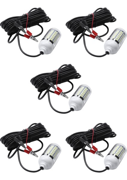 5x 12V 15W Balıkçı Işığı 108 Adet 2835 LED Sualtı Balıkçı Işığı Lures Balık Bulucu Lamba Karides Kalamar Krill Çeker (Yurt Dışından)