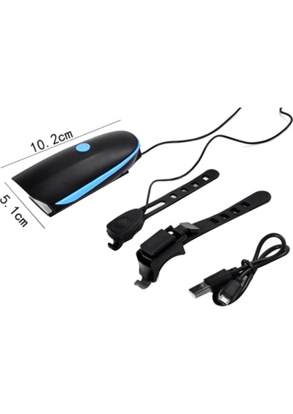 Dağ Bisikleti Bisiklet Ön Işık USB Şarjı Korna Aydınlatmalı Gece Sürüşü Bisiklet Sürüş Ekipmanları Yeşil (Yurt Dışından) indirimleri