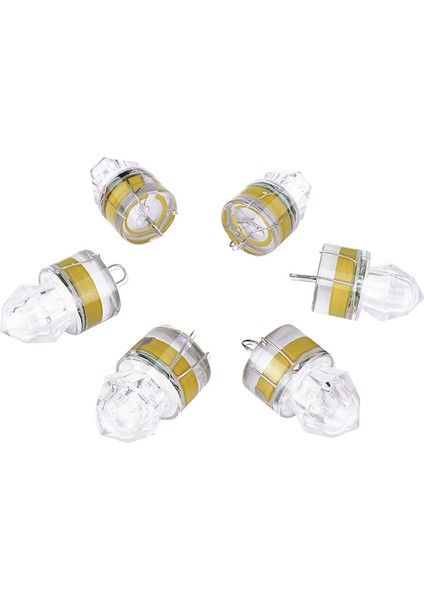 10 Adet Mini LED Su Geçirmez Balıkçılık Yem Işık Kalamar Yem Derin Damla Sualtı Balık Cazibesi Lambası, Renkli (Yurt Dışından)
