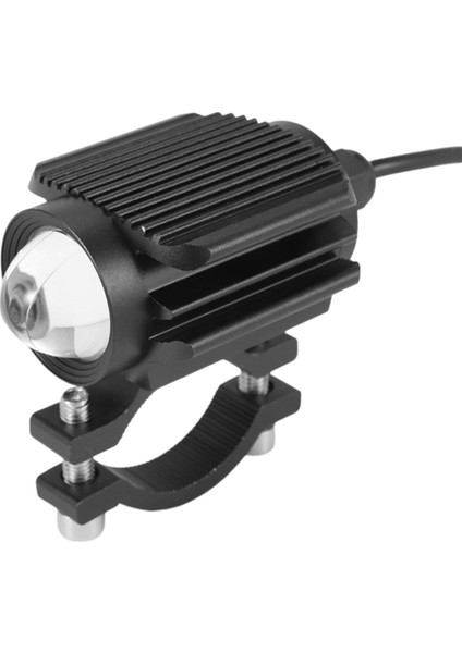 Motosiklet LED Far Projektör Lens Çift Renkli Araba Atv Mini Sis Lambası Scooter Lambası Için Yardımcı Spot (Yurt Dışından)