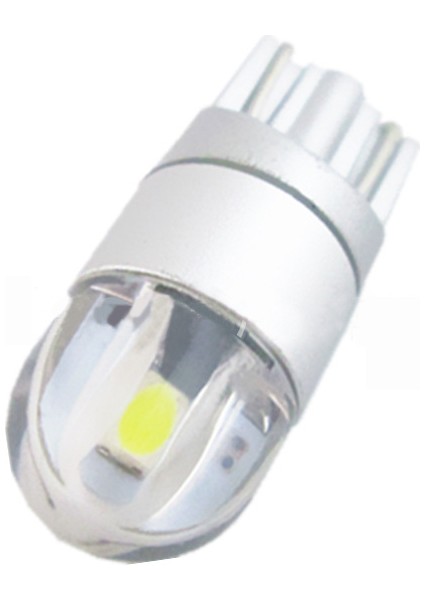 Adet W5W T10 2 Smd 3030 LED Ampuller Süper Parlak Beyaz Araba Dış Gündüz Farları Ampul 12 V Plaka Işığı Dönüş Işığı Sinyal Işığı Gövde Lambası (Yurt Dışından)