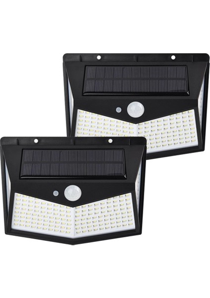 212 LED Güneş Işığı Güneş Duvar Lambası Su Geçirmez Güneş Enerjili Işık Açık Güneş Enerjisi Işık Sensörü Işık Sokak Için (Yurt Dışından)