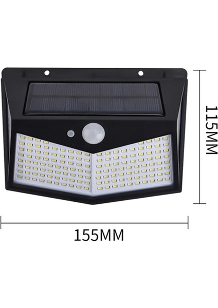 212 LED Güneş Işığı Güneş Duvar Lambası Su Geçirmez Güneş Enerjili Işık Açık Güneş Enerjisi Işık Sensörü Işık Sokak Için (Yurt Dışından)