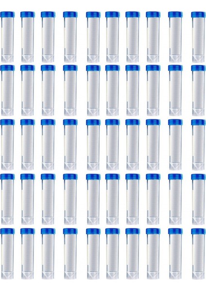 50PCS 50ML Mezun Santrifüj Tüpleri, Laboratuvar Kriyovyalleri, Analiz Için Mavi Vidalı Kapaklı Santrifüj Tüpleri (Yurt Dışından)