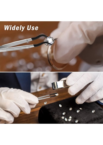 3 Adet Uçlu Kauçuklu Cımbız, Marring Olmayan Silikon Uçlu Cımbız Kauçuk Kıvrık Uçlu Düz Cımbız, Laboratuvar Cımbızı (Yurt Dışından) fırsatları