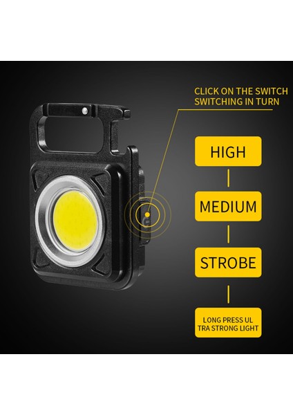 1 Paket Çok Fonksiyonlu Mini Cob Anahtarlık USB Şarj Acil Durum Işığı Manyetik ile Onarım Çalışması Için Açık Kamp (Yurt Dışından) fırsatları