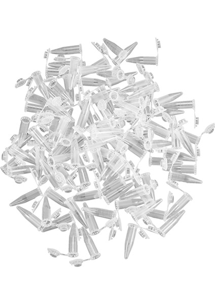 400PCS 1.5ml Lab Mini Plastik Test Tüpü Santrifüj Flakon Geçmeli Kapak 42X11MM Şeffaf (Yurt Dışından) fiyatları