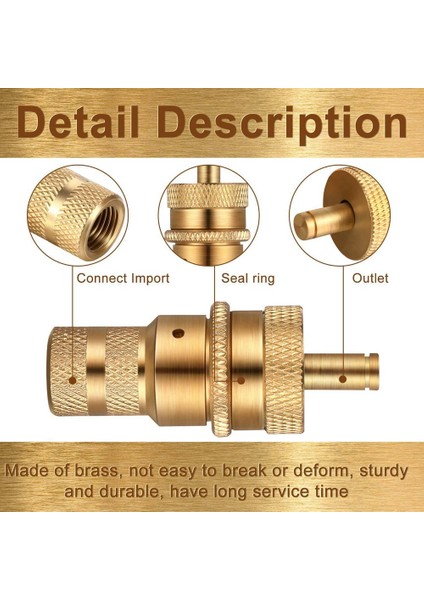 8 Adet Offroad Pirinç Lastik Havalandırma Makinesi S Kiti Otomatik 6-30PSI Lastik Lastik Basıncı Tahliye Vanası Deflatörler Hava Alma Vanası (Yurt Dışından)