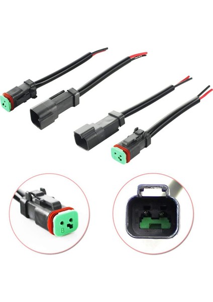 Pin Dt Konektörü Su Geçirmez Otomotiv Elektrik Konnektörü 16 Awg Araba Kamyon Tekne Için Erkek ve Dişi Tel Konnektörleri (Yurt Dışından) fiyatları