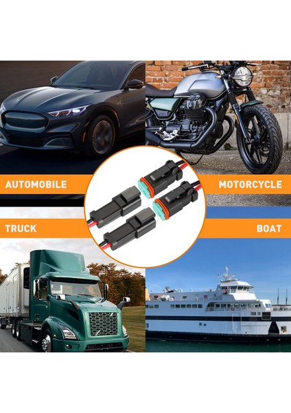 Pin Dt Konektörü Su Geçirmez Otomotiv Elektrik Konnektörü 16 Awg Araba Kamyon Tekne Için Erkek ve Dişi Tel Konnektörleri (Yurt Dışından) modelleri