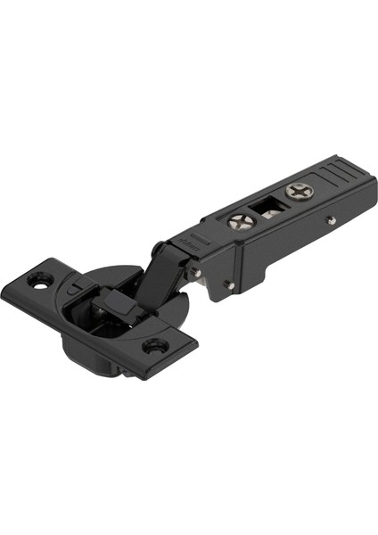 Clip Top Blumotion Düz Menteşe Kalın Profil Kapak Onyx Siyah 71B9550 + 174H7100
