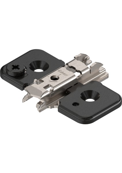 Clip Top Blumotion Düz Menteşe Kalın Profil Kapak Onyx Siyah 71B9550 + 174H7100