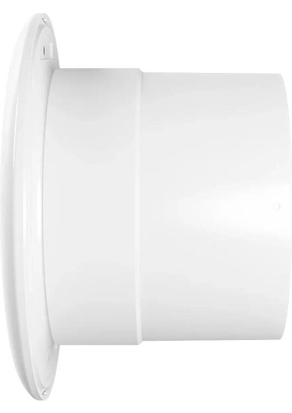 125 mm (12,5 Cm) Klapeli Yuvarlak Banyo Fanı (Rf Beyaz 5s)