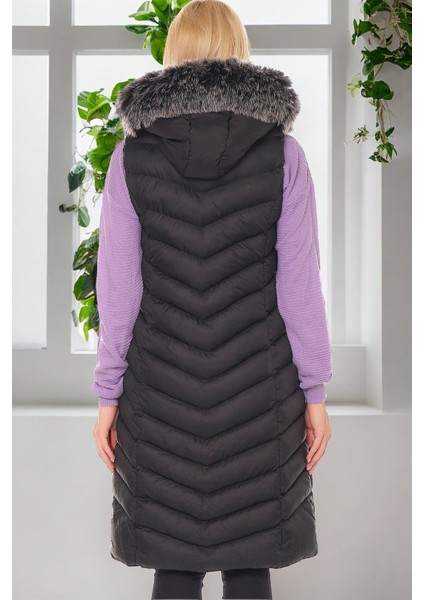 Z6684 Dewberry Bayan Yelek-Açık Siyah fiyatları