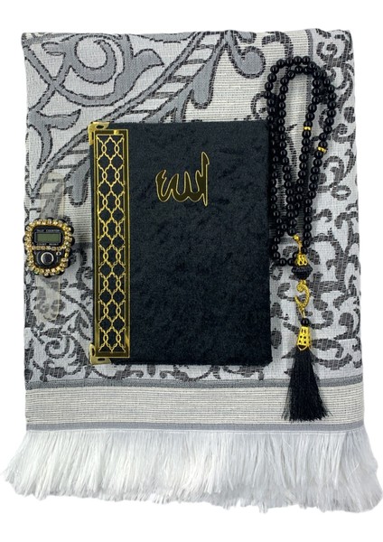 Çeyizlik Hediyelik Yasin Seccade Tesbih Taşlı Zikirmatik Özel Tasarım Lüks Set fiyatları