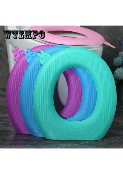 Evrensel Tuvalet Klozet Kapağı Süngeri Su Geçirmez Yumuşak Yıkanabilir Klozet Kılıfı Minderi indirimleri