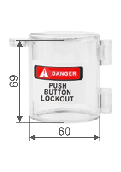 Eked BD-D56 Acil Stop Buton Düğme Kilit YADEX(YD-D56)