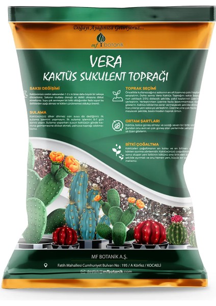 MF Botanik Nsk Home Vera Kaktüs Toprağı 2.5 Lt