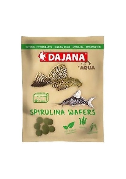 Dajana Spirulinawafers Akvaryum Balık Yemi 80 ml 25 gr