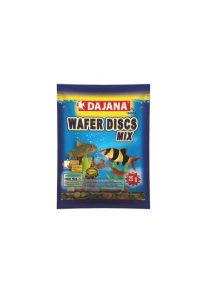 Dajana Wafer Discus Mix Akvaryum Balık Yemi 80 ml 25 gr