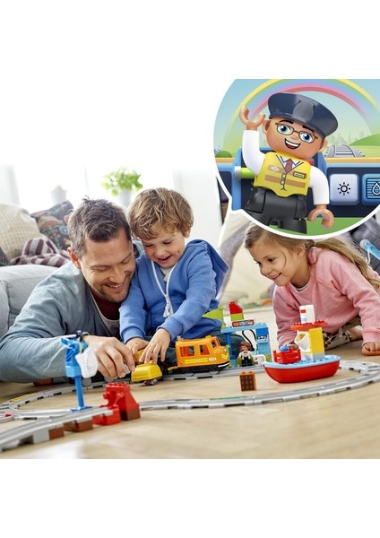 LEGO Duplo Kargo Treni 10875 - 105 Parça 2+