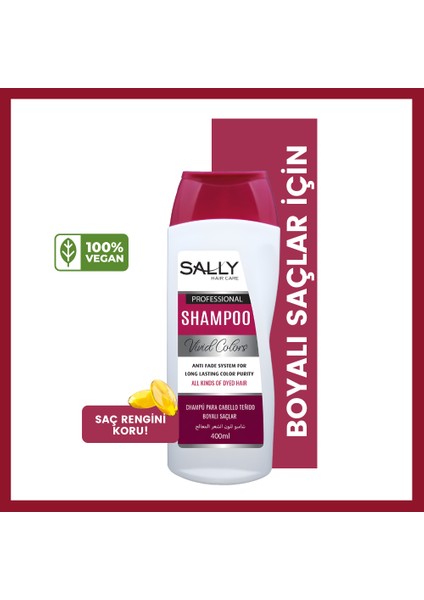 Şampuan Profesyonel Seri Vivid Colors Boyalı Saçlar 400 ML
