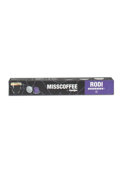 Mısscoffee Rodı Kapsül Kahve Kutusu Nespresso Sistem Uyumlu