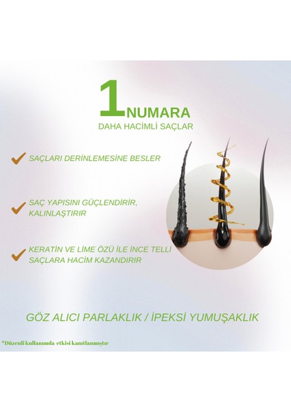 Yağlı Saçlar İçin Hacim Arttırıcı - Dolgunlaştırıcı - Volume Boost Keratin Şampuan - 200ml