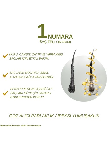 Şampuan Zeytin Özü Hacimsiz Yağlı Saçlar Olive - 1 LT